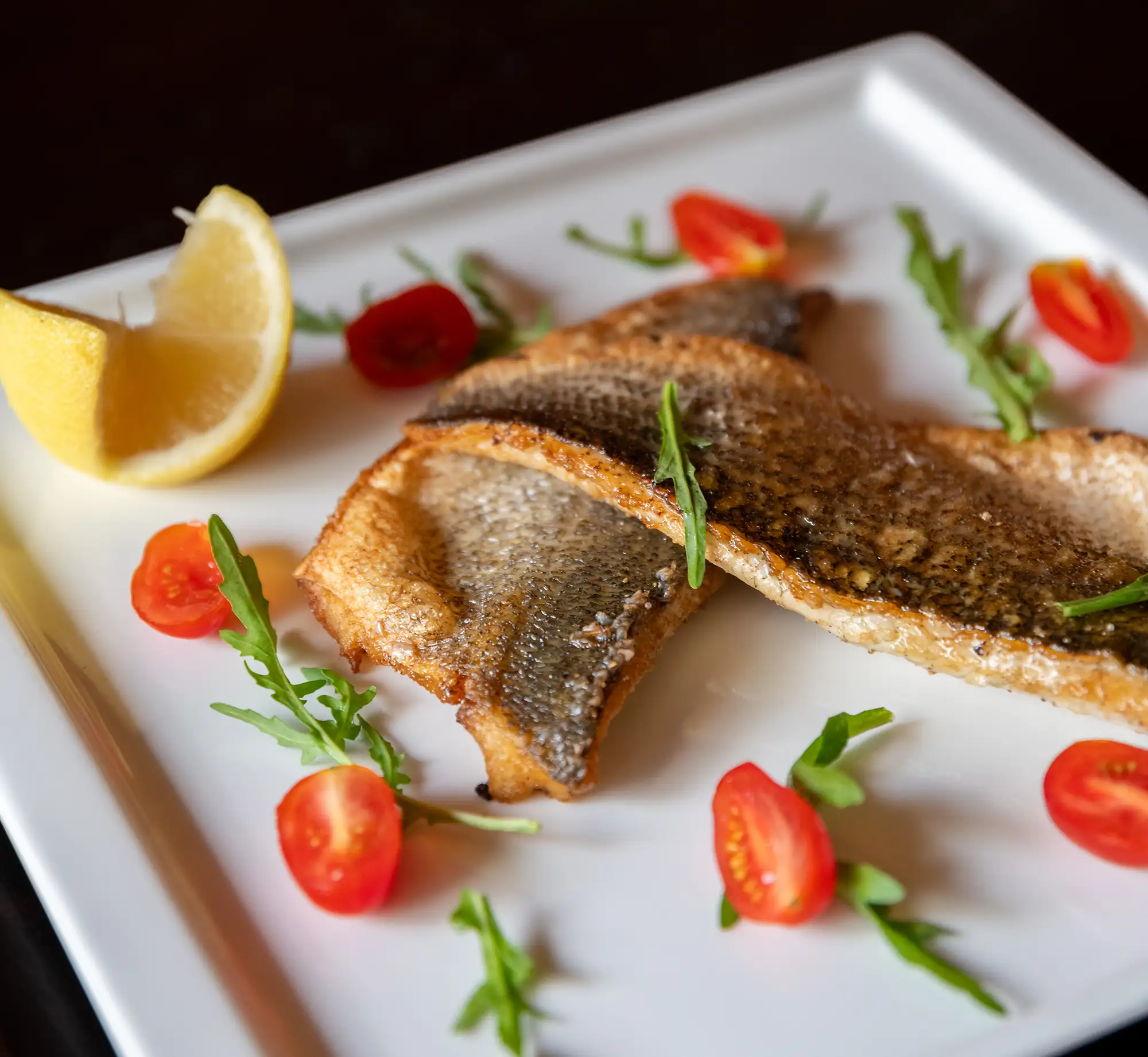 Filet de loup grillé